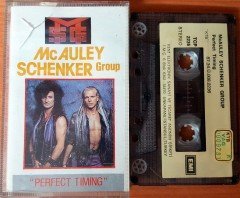 MCAULEY SCHENKER GROUP - PERFECT TIMING (1987) KENT CASSETTE MADE IN TURKEY ''USED'' PAPER LABEL