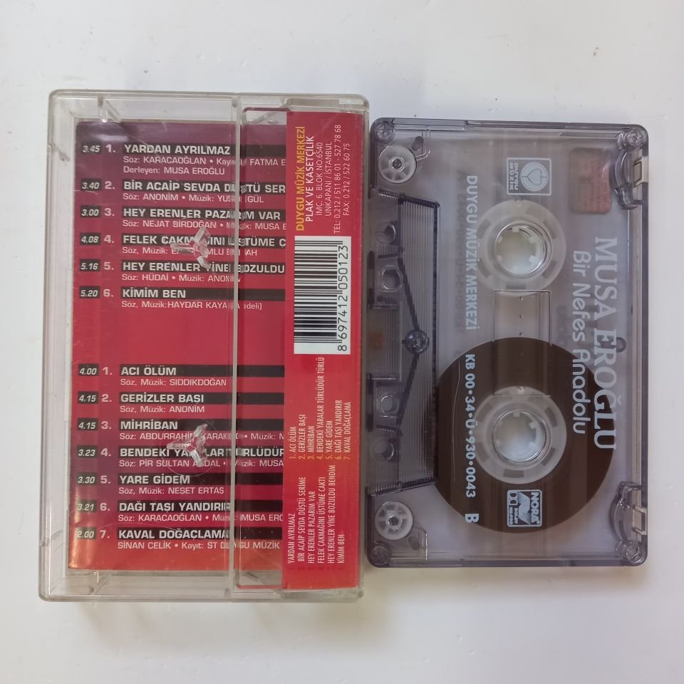 MUSA EROĞLU - BİR NEFES ANADOLU (2000) - KASET 2.EL
