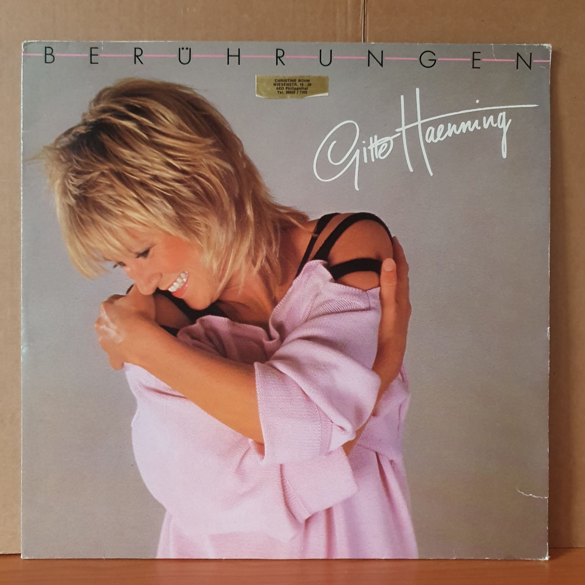 GITTE HAENNING - BERÜHRUNGEN (1983) - LP 2.EL PLAK