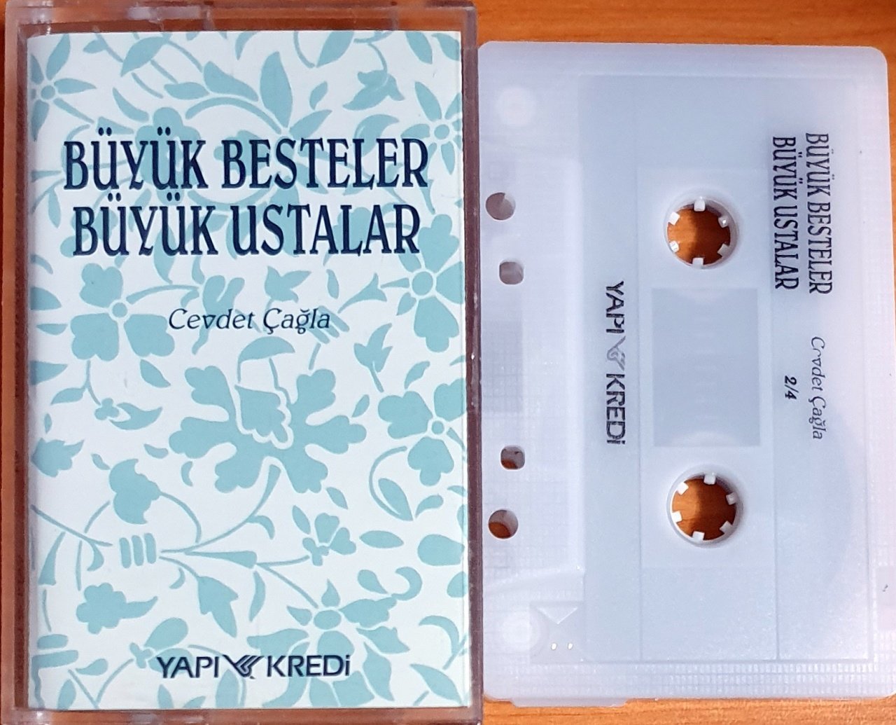 BÜYÜK BESTELER BÜYÜK USTALAR 2/4 / CEVDET ÇAĞLA - KASET YAPI KREDİ 2.EL