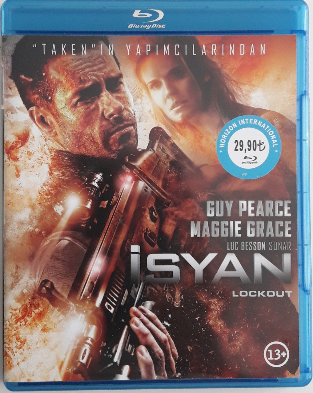 İSYAN - LOCKOUT - GUY PEARCE - MAGGIE GRACE - BLU-RAY 2.EL
