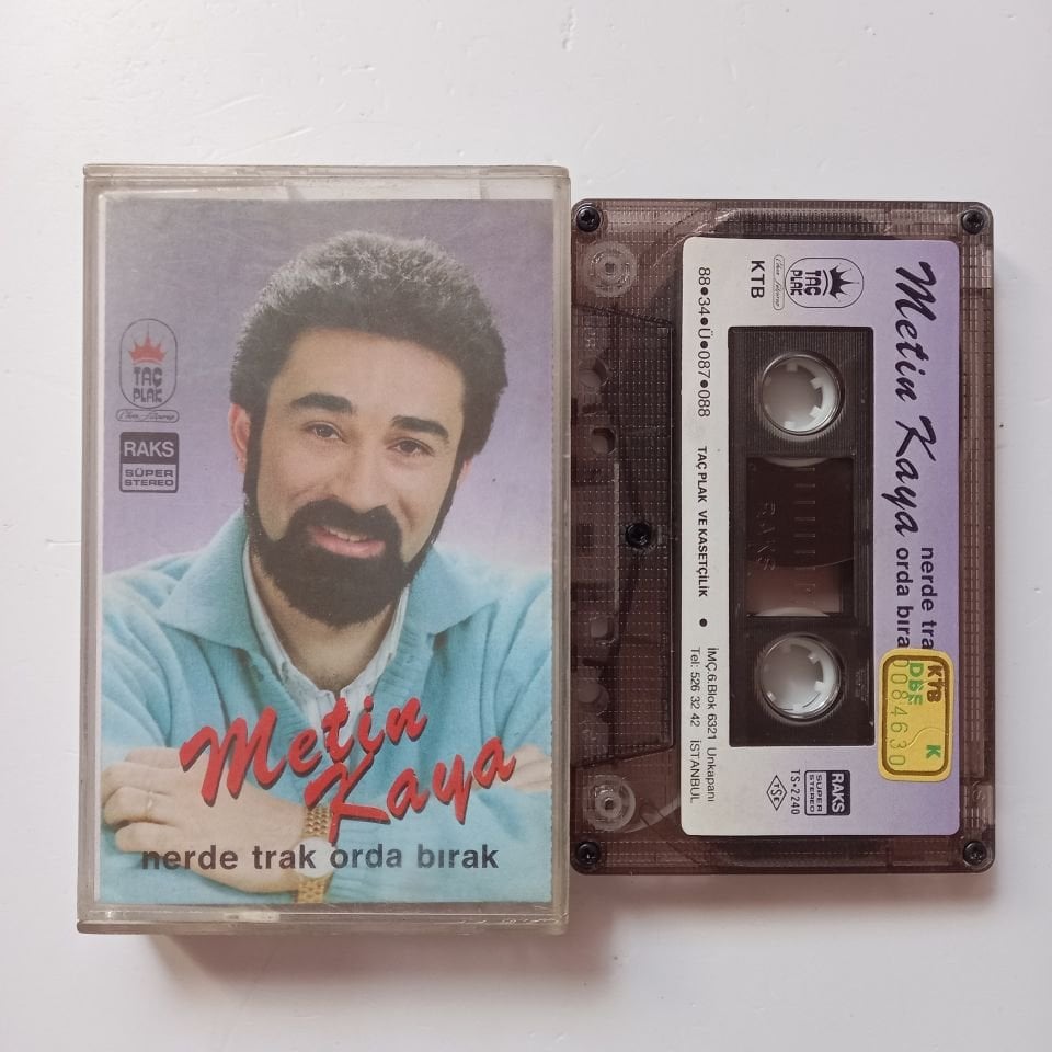 METİN KAYA - NERDE TRAK ORDA BIRAK (1988) - KASET 2.EL