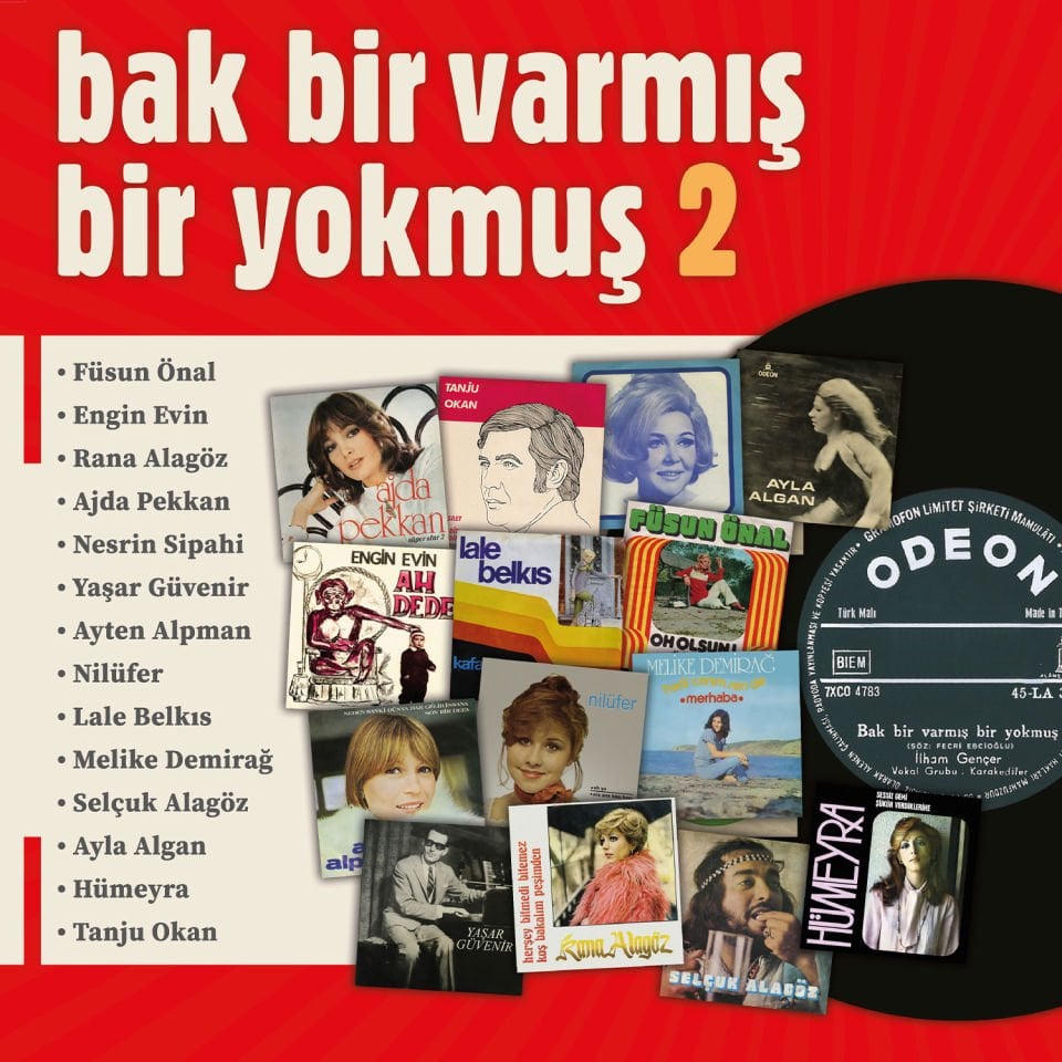 BAK BİR VARMIŞ BİR YOKMUŞ 2 - FÜSUN ÖNAL, ENGİN EVİN, RANA ALAGÖZ, AYTEN ALPMAN, NİLÜFER,..- LP 60'LAR 70'LER TÜRKÇE POP SIFIR PLAK