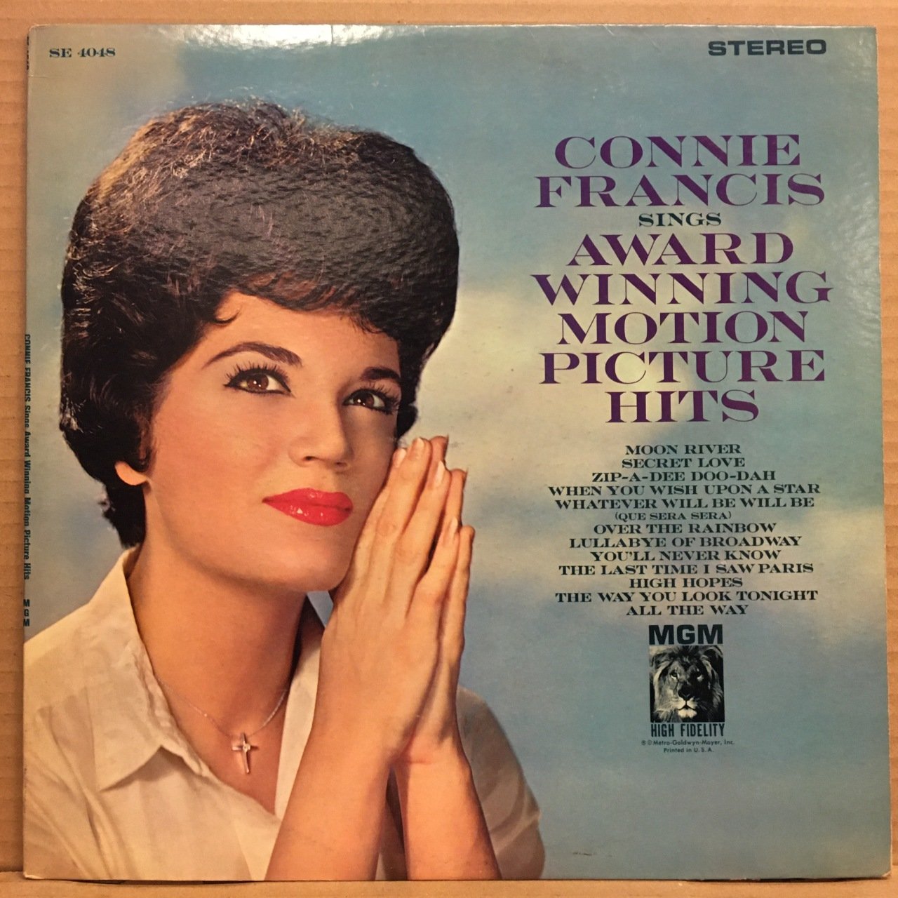 CONNIE FRANCIS - SINGS AWARD WINNING MOTION PICTURE HITS 2.EL PLAK