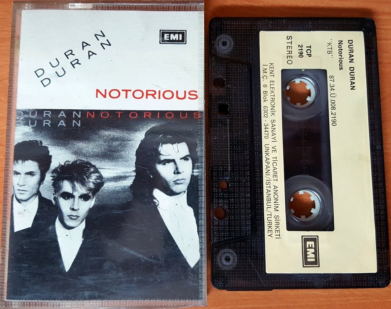 DURAN DURAN - NOTORIOUS (1987) KENT CASSETTE MADE IN TURKEY ''USED''