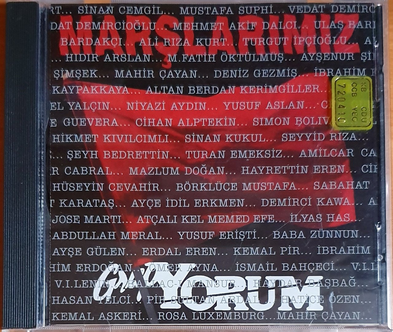 GRUP YORUM - MARŞLARIMIZ (1997) KALAN MÜZİK CD 2.EL