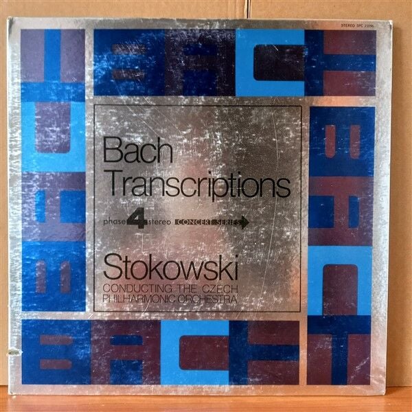 BACH TRANSCRIPTIONS / STOKOWSKI CONDUCTING THE CZECH PHILHARMONIC ORCHESTRA (1973) - LP 2.EL PLAK
