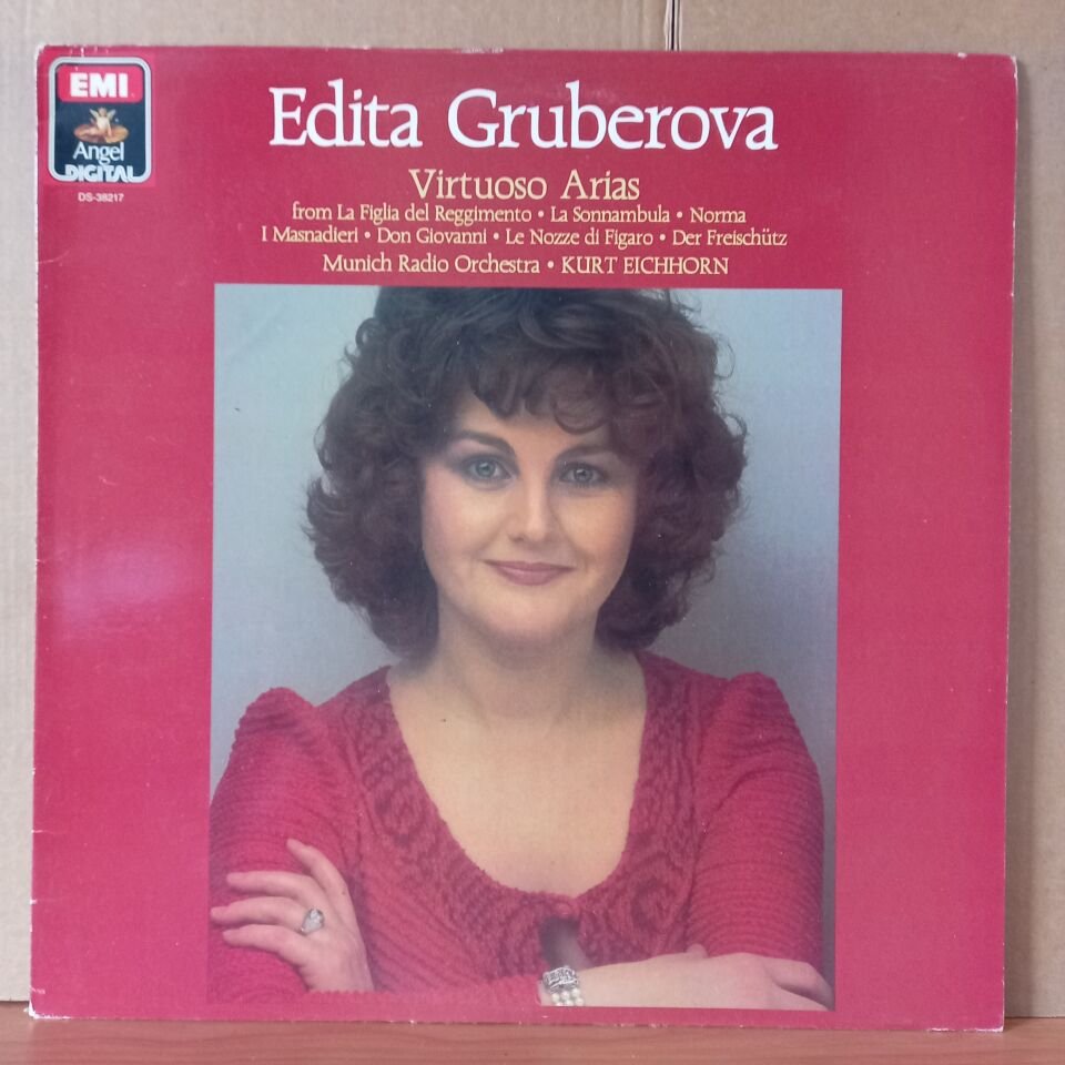 EDITA GRUBEROVA - VIRTUOSO ARIAS / MUNICH RADIO ORCHESTRA · KURT EICHHORN (1986) - LP 2.EL PLAK