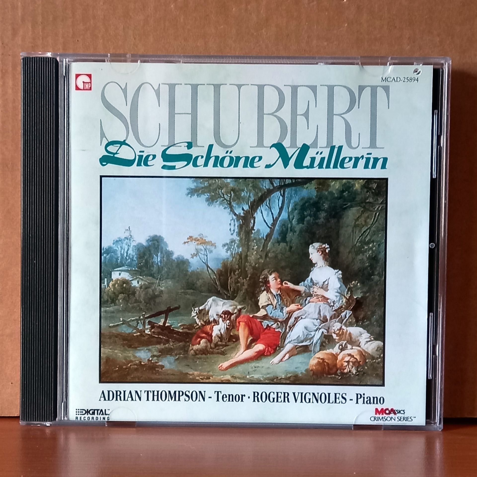 SCHUBERT: DIE SCHÖNE MÜLLERIN / ADRIAN THOMPSON, ROGER VIGNOLES (1989) - CD 2.EL