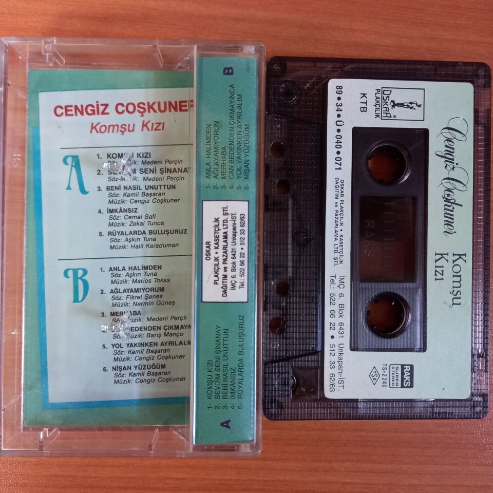 CENGİZ COŞKUNER - KOMŞU KIZI (1989) - KASET 2.EL