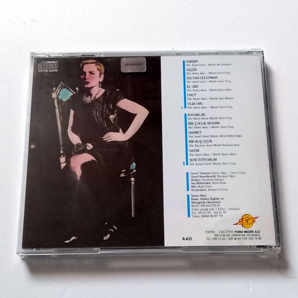 SEZEN AKSU - SEZEN AKSU '88 (1988) - CD 1995 2.EL