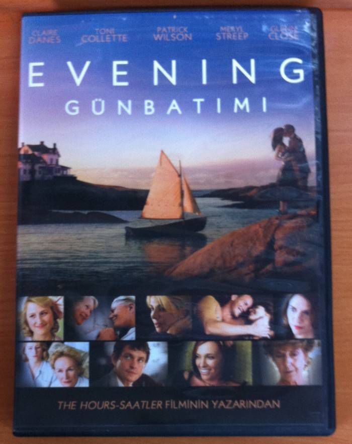 GÜNBATIMI - EVENING - CLAIRE DANES - MERYL STREEP - GLENN CLOSE - DVD 2.EL