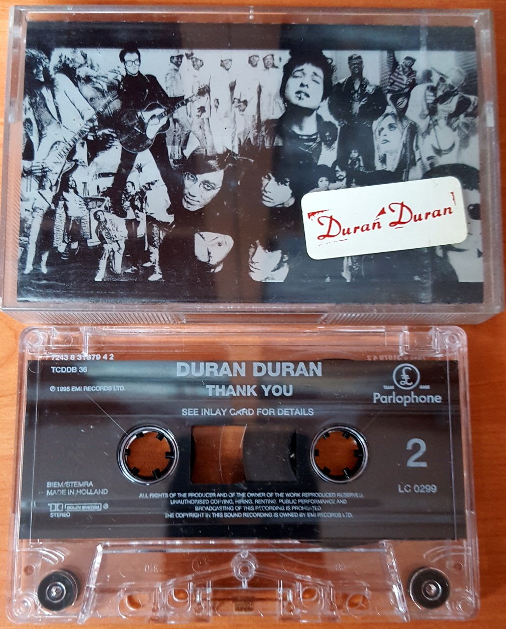 DURAN DURAN - THANK YOU (1995) CASSETTE MADE IN HOLLAND ''USED''