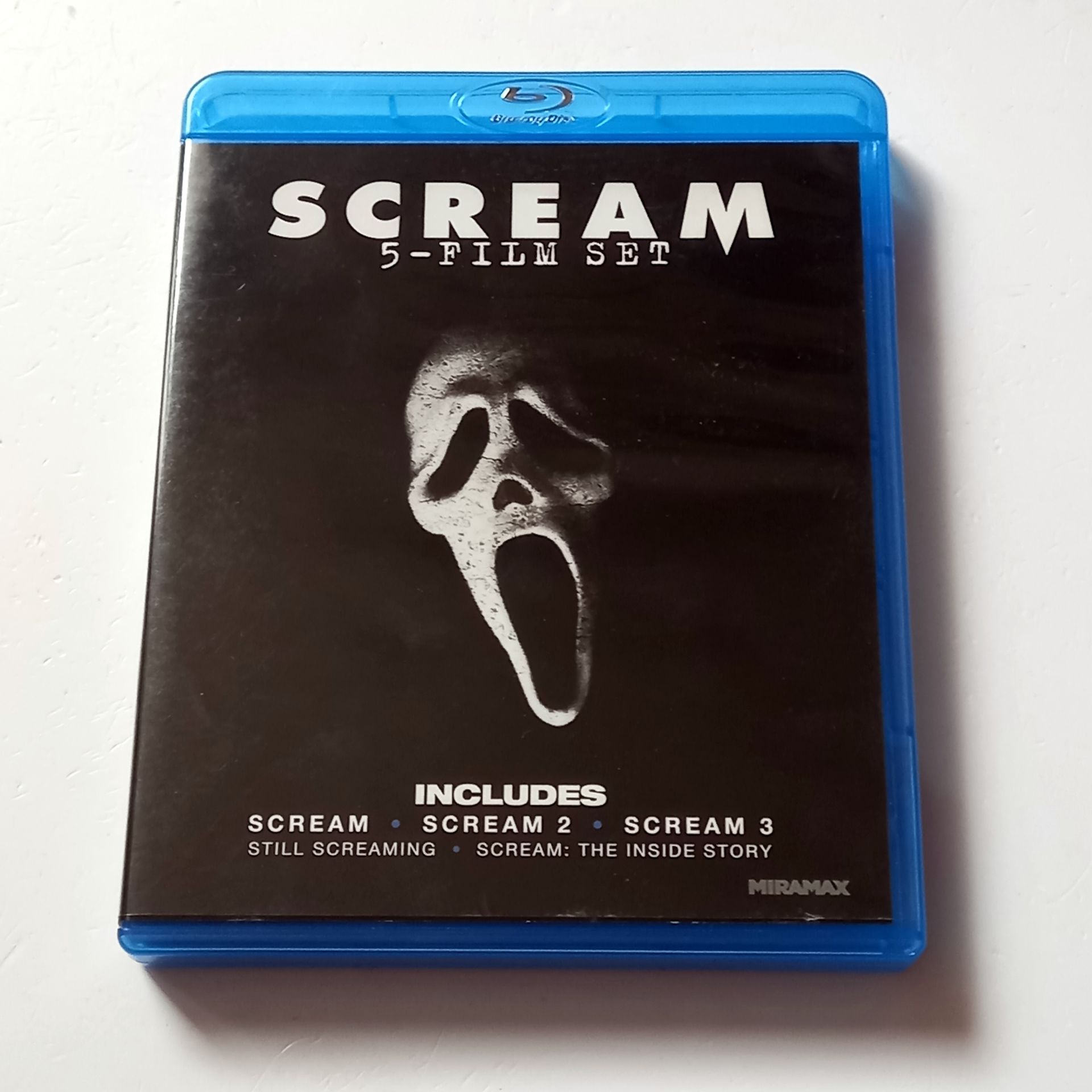 SCREAM 5-FILM SET: SCREAM 1, 2, 3 + RETROSPECTIVE, DOCUMENTARY - 4 DİSK BLU-RAY REGION A 2.EL TR ALTYAZI YOKTUR