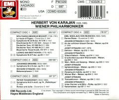 HERBERT VON KARAJAN EDITION - MOZART BEETHOVEN BRAHMS STRAUSS TCHAIKOVSKY - 4CD SIFIR