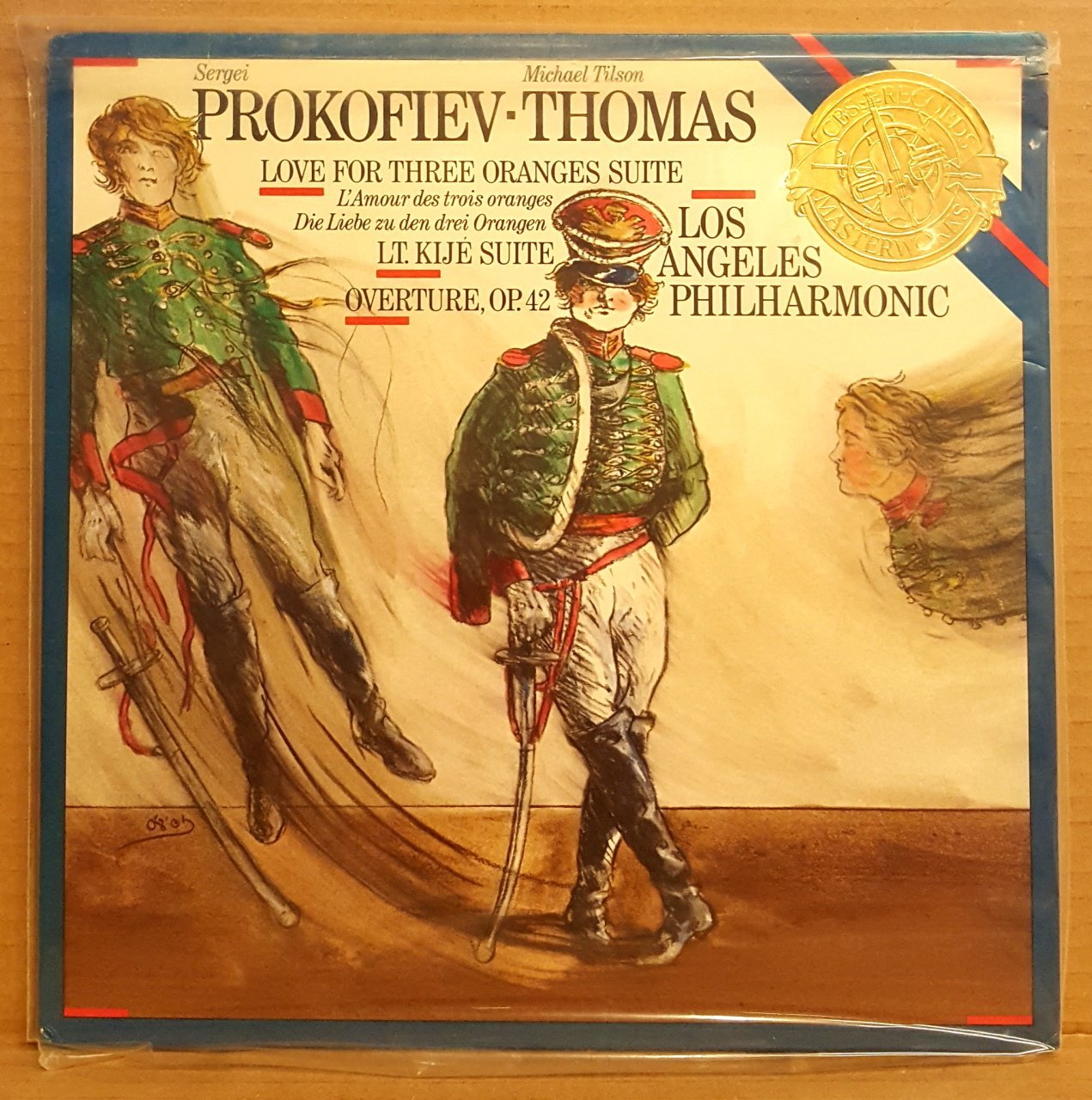 PROKOFIEV - LOVE FOR THREE ORANGES SUITE / MICHAEL TILSON THOMAS LOS ANGELES PHILH. ORCH. - LP 2.EL PLAK