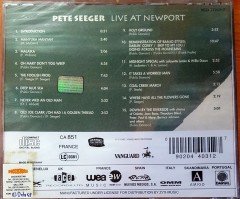 PETE SEEGER - LIVE AT NEWPORT (1993) COUNTRY, FOLK / MADE IN GERMANY CD SIFIR