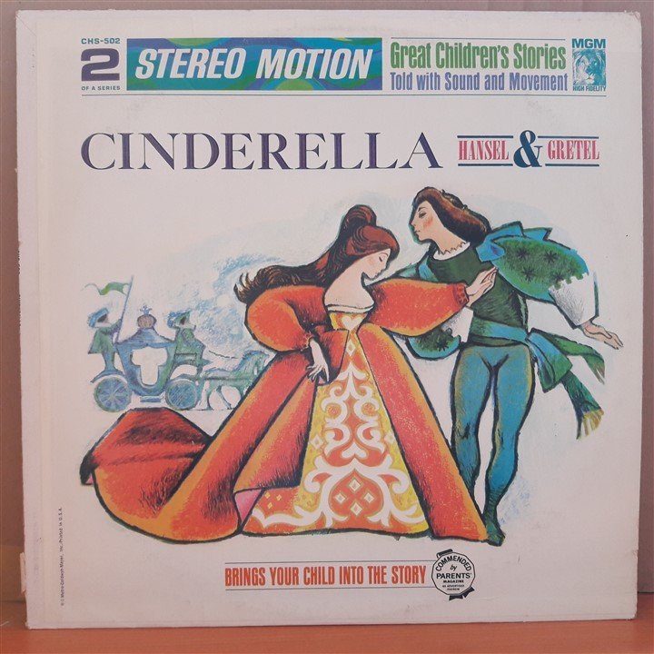 CINDERELLA - HANSEL & GRETEL - MGM - LP PLAK 2.EL