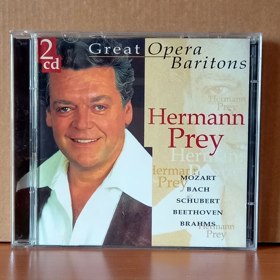 HERMANN PREY / MOZART, BACH, SCHUBERT, BEETHOVEN, BRAHMS / GREAT OPERA BARITONS (1999) - 2CD 2.EL