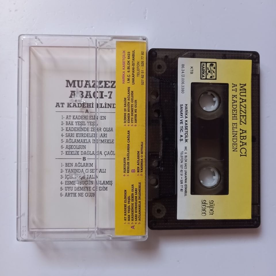 MUAZZEZ ABACI - AT KADEHİ ELİNDEN / 7 (1986) - KASET 2.EL