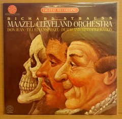 STRAUSS - DON JUAN / TILL EULENSPIEGEL / MAAZEL CLEVELAND ORCH (1980) - LP DÖNEM BASKI SIFIR PLAK
