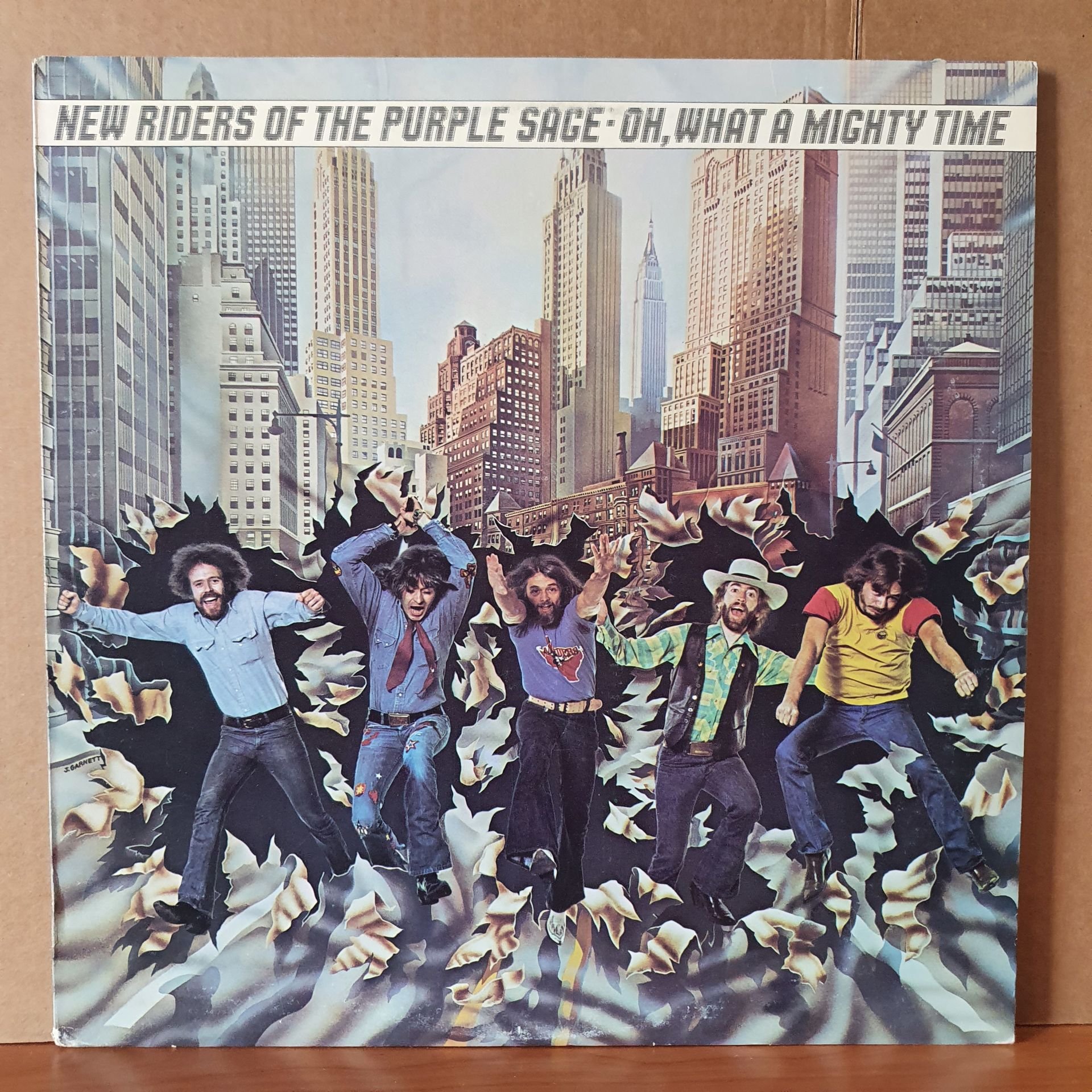 NEW RIDERS OF THE PURPLE SAGE - OH WHAT A MIGHTY TIME (1975) - LP 2.EL PLAK