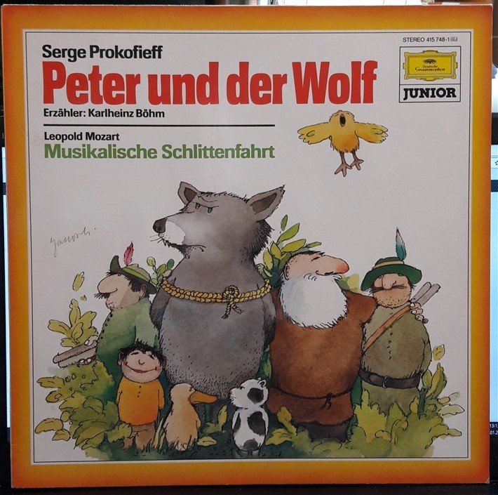 PROKOFIEV: PETER AND THE WOLF, WIENER PHILHARMONIKER, KARL BÖHM - 2.EL PLAK