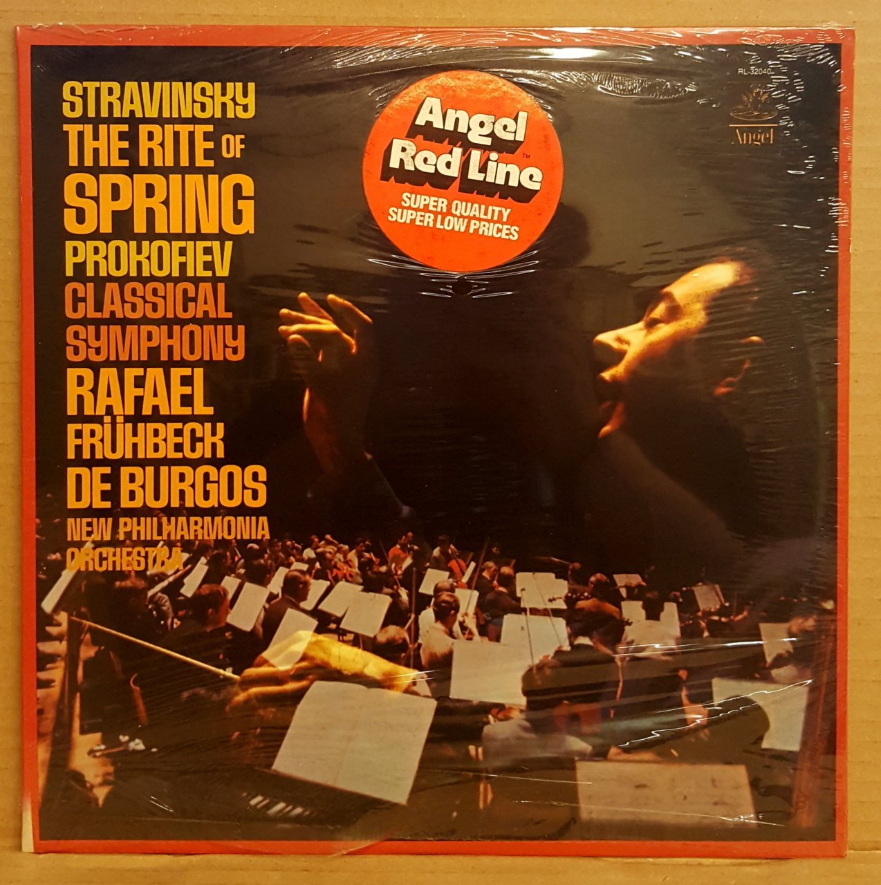 STRAVINSKY THE RITE OF SPRING - PROKOFIEV CLASSICAL SYMP / RAFAEL FRUHBECK NEW PHILH. ORCH. (1967) - LP DÖNEM BASKI SIFIR PLAK