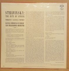 STRAVINSKY THE RITE OF SPRING - PROKOFIEV CLASSICAL SYMP / RAFAEL FRUHBECK NEW PHILH. ORCH. (1967) - LP DÖNEM BASKI SIFIR PLAK