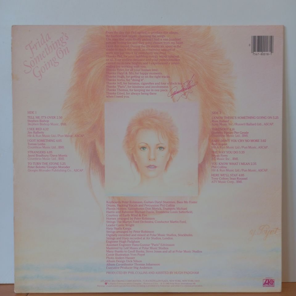 FRIDA – SOMETHING'S GOING ON (1982) - LP 2.EL PLAK
