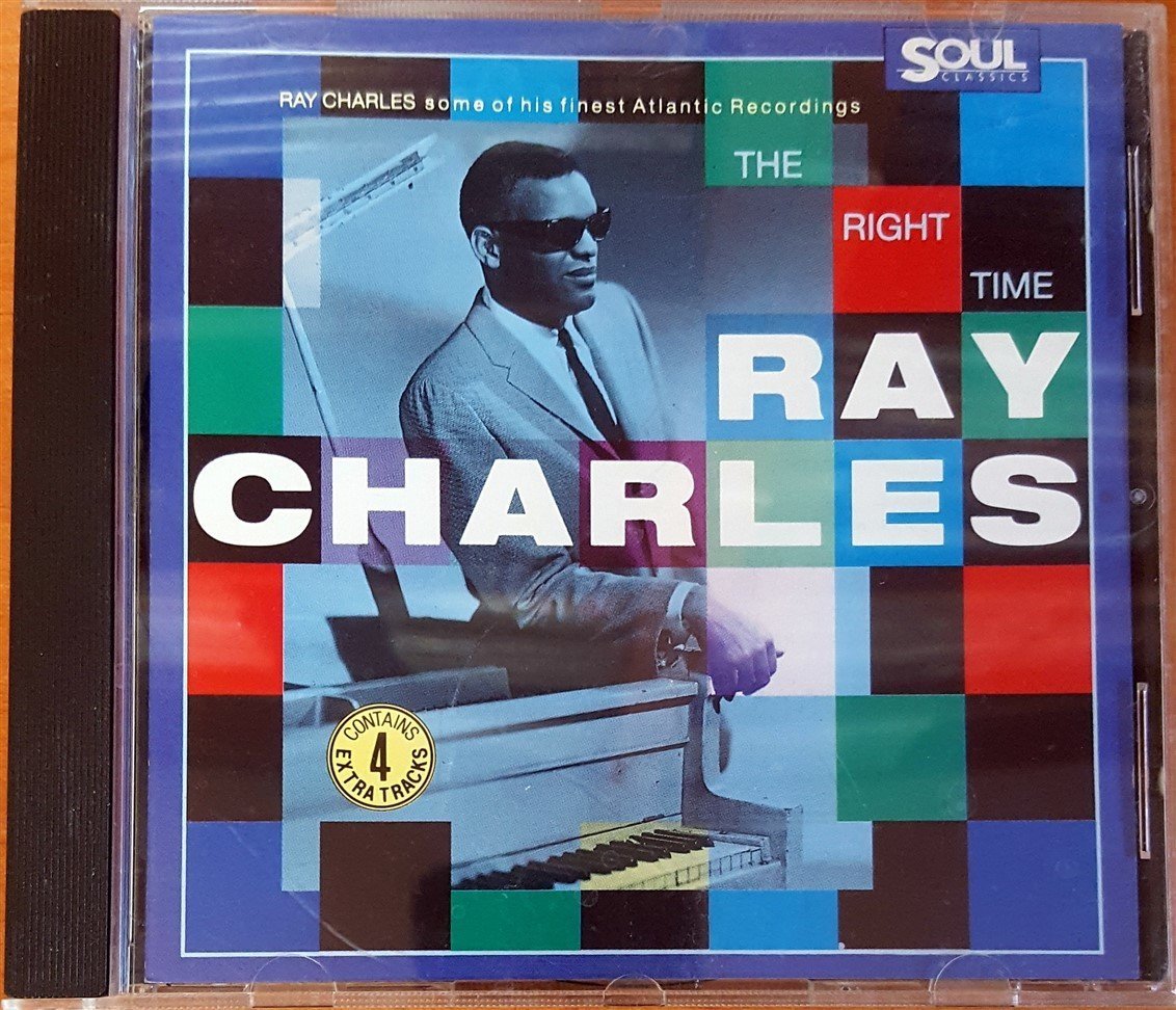 RAY CHARLES - THE RIGHT TIME (1987) MADE IN GERMANY CD 2.EL