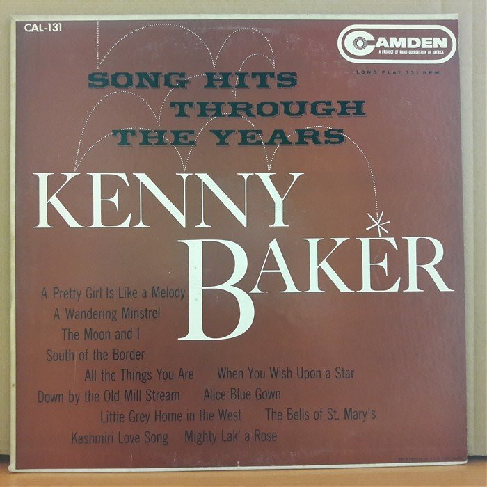KENNY BAKER - SONG HITS THROUGH THE YEARS - LP 2.EL PLAK