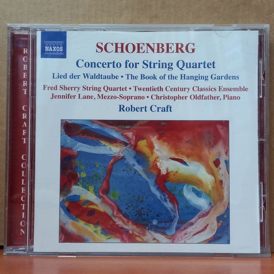 SCHOENBERG - CONCERTO FOR STRING QUARTET / LIED DER WALDTAUBE, THE BOOK OF THE HANGING GARDENS / FRED SHERRY STRING QUARTET, TWENTIETH CENTURY CLASSICS ENSEMBLE, JENNIFER LANE, CHRISTOPHER OLDFATHER, ROBERT CRAFT (2004) - CD 2.EL