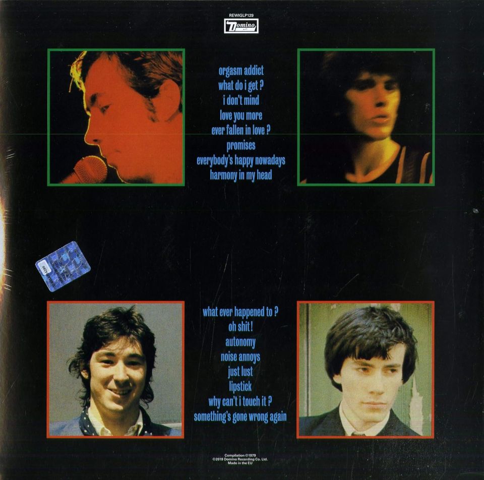 BUZZCOCKS - SINGLES GOING STEADY (1979) - LP 2019 EDITION SIFIR PLAK