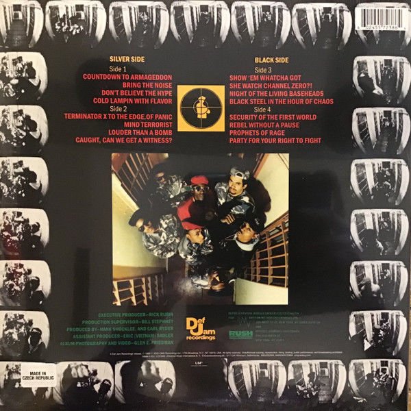 PUBLIC ENEMY - IT TAKES A NATION OF MILLIONS TO HOLD US BACK (1988) - 2LP 180GR 2023 REMASTERED EDITION SIFIR PLAK