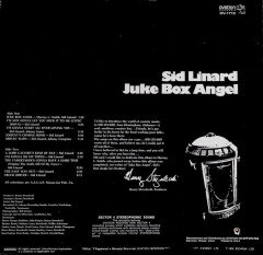 SID LINARD - JUKE BOX ANGEL (1976) - PLAK SIFIR