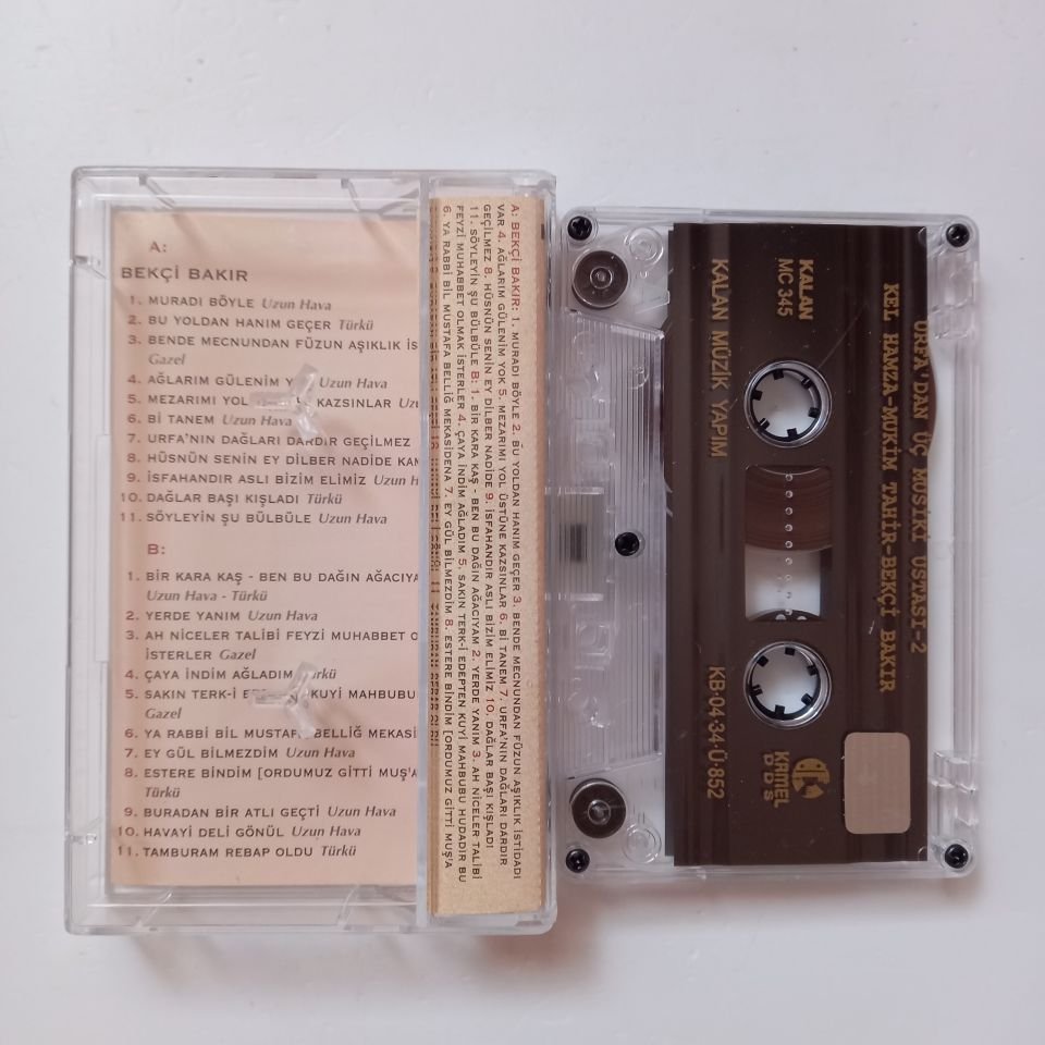 URFA'DAN ÜÇ MUSİKİ USTASI 2 / KEL HAMZA, MUKİM TAHİR, BEKÇİ BAKIR (2004) - KASET 2.EL
