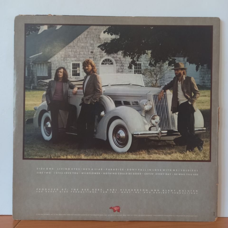 BEE GEES – LIVING EYES (1981) - LP 2.EL PLAK