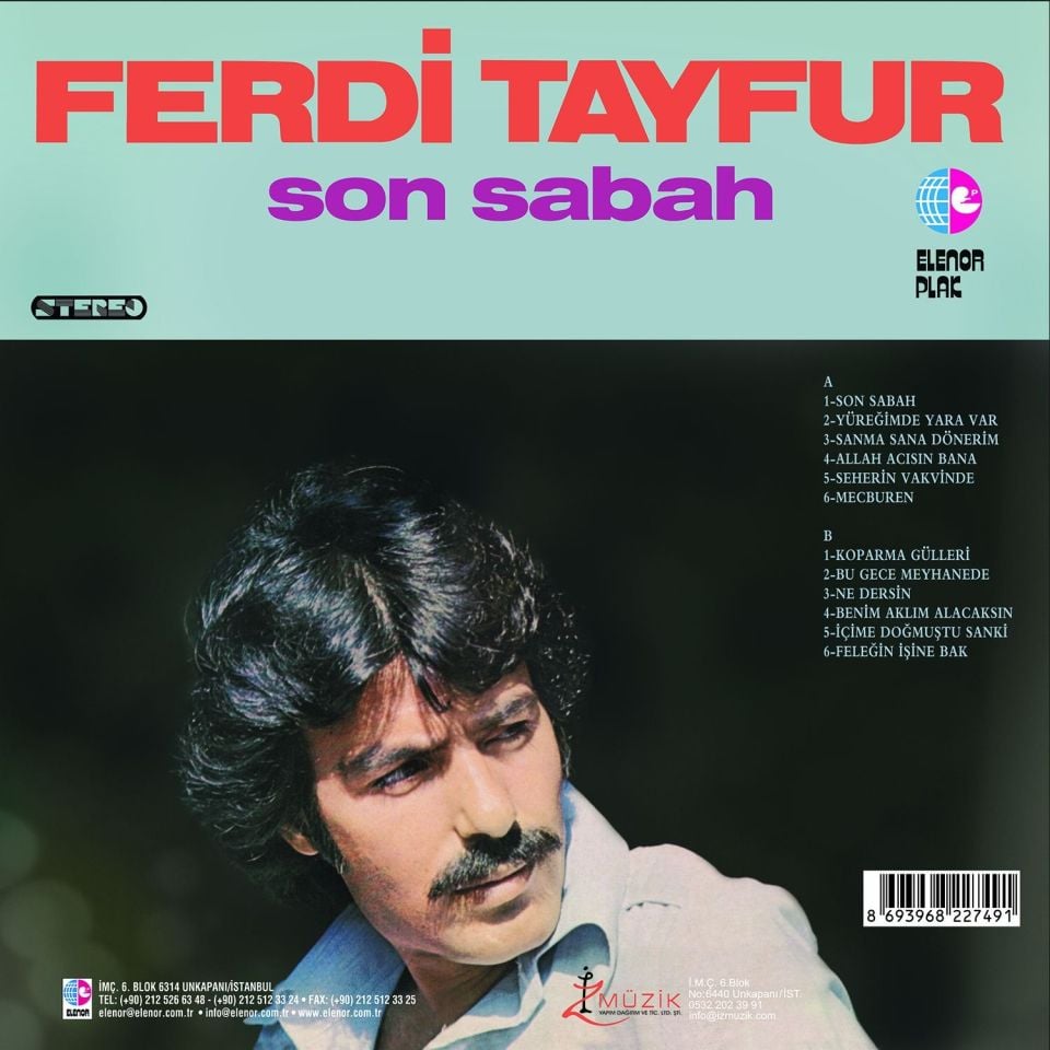 FERDİ TAYFUR - SON SABAH (1979) - LP 2022 BASIM SIFIR PLAK