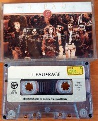 T'PAU - RAGE (1989) TOPKAPI CASSETTE MADE IN TURKEY ''USED'' PAPER LABEL