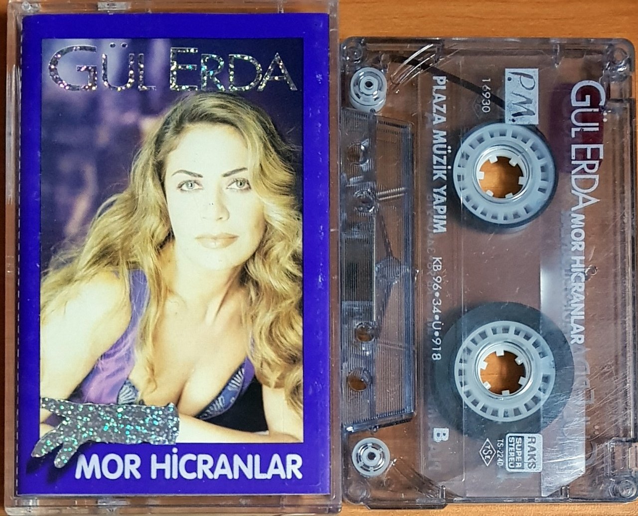 GÜL ERDA - MOR HİCRANLAR (1996) PLAZA MÜZİK KASET 2.EL