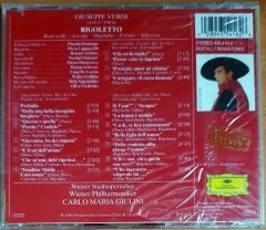 VERDI: RIGOLETTO, AUSZÜGE / CARLO MARIA GIULINI, PLACIDO DOMINGO (1991) - CD DEUTSCHE GRAMMOPHON SIFIR