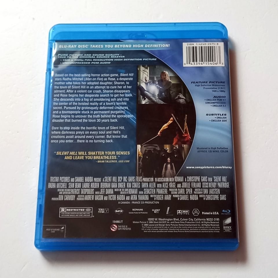 SILENT HILL - RADHA MITCHELL, SEAN BEAN - YÖN.: CHRISTOPHE GANS - BLU-RAY REGION A 2.EL TR ALTYAZI YOKTUR