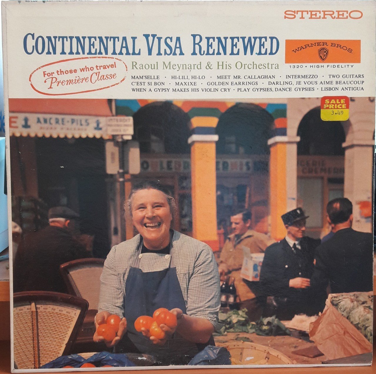 CONTINENTAL VISA RENEWED - RAOUL MEYNARD - PLAK 2.EL