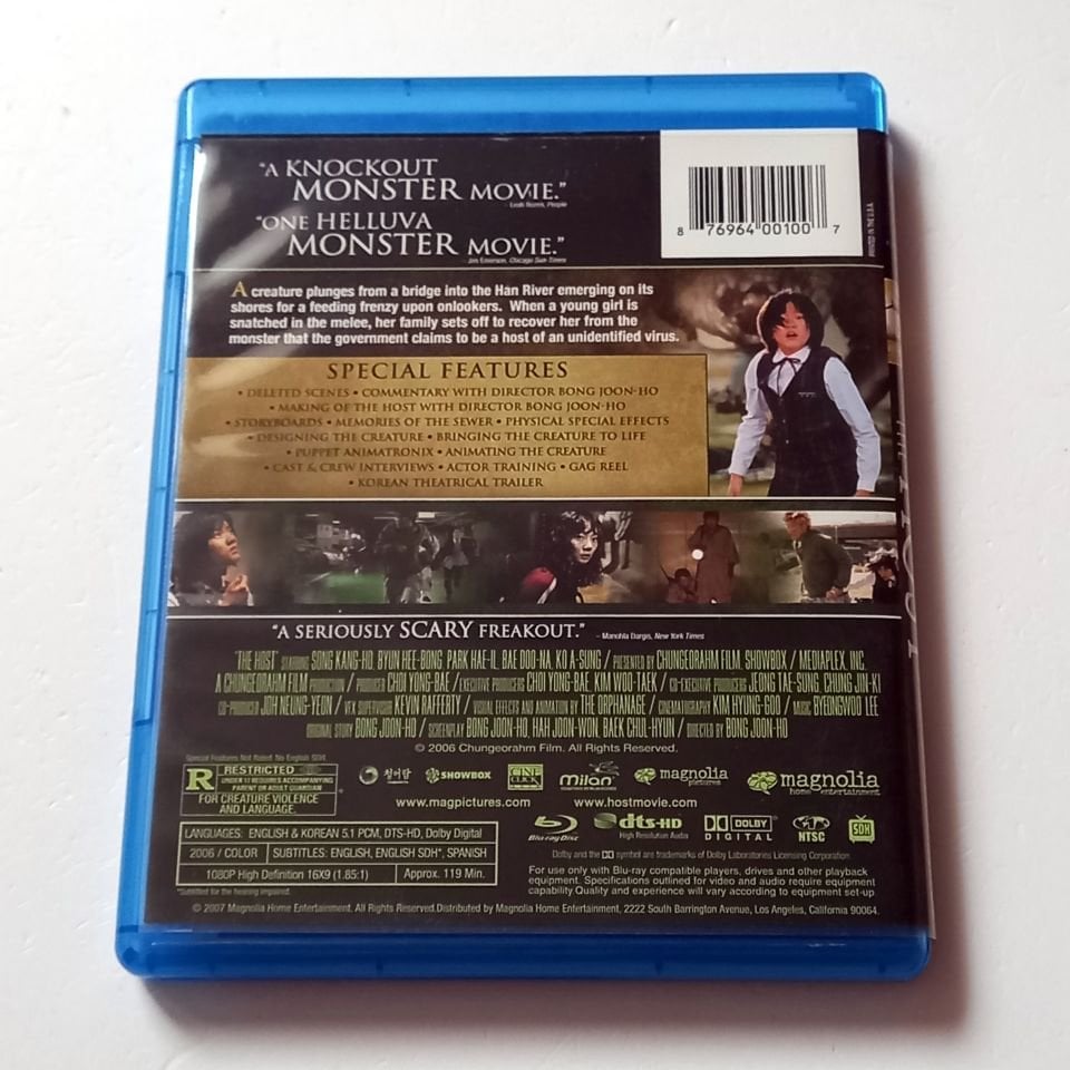 THE HOST - SONG KANG-HO, BYUN HEE-BONG - YÖN.: BONG JOON-HO - BLU-RAY REGION FREE 2.EL TR ALTYAZI YOKTUR