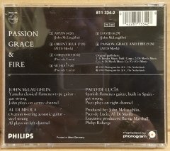 JOHN MCLAUGHLIN AL DI MEOLA PACO DE LUCIA - PASSION,GRACE & FIRE (1983) - CD PHILIPS MADE IN WEST GERMANY 2.EL