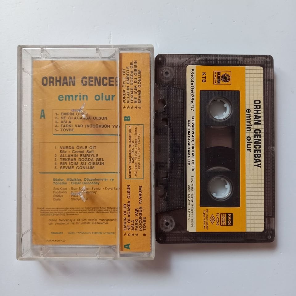 ORHAN GENCEBAY - EMRİN OLUR (1988) - KASET 2.EL