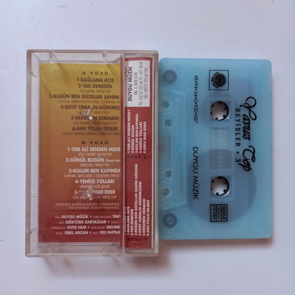 YAVUZ TOP - DEYİŞLER 3 (1994) - KASET 2.EL
