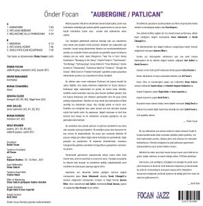 ÖNDER FOCAN - AUBERGINE / PATLICAN (2022) LP SIFIR PLAK