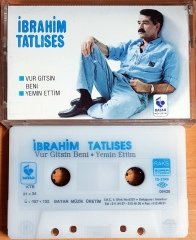 İBRAHİM TATLISES - VUR GİTSİN BENİ / YEMİN ETTİM (1991) BAYAR MÜZİK KASET 2.EL